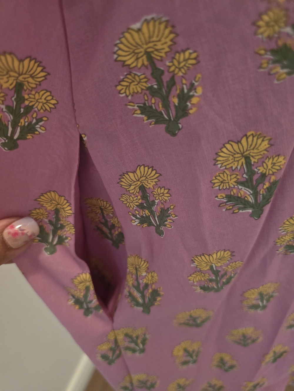 Umgee Pink Floral Ruffled Dress - Picture 4 of 8